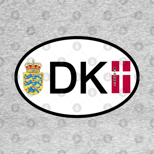 Denmark car country code by Travellers